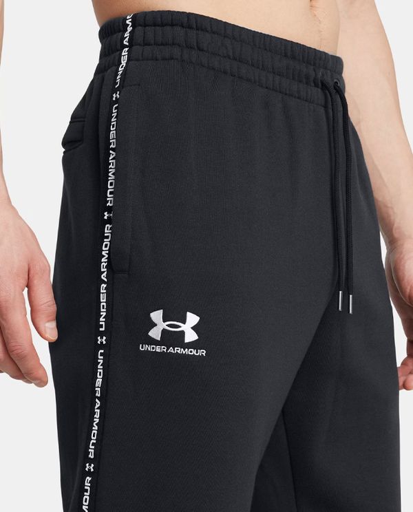 Under Armour Icon Fleece Jgr Taping Παντελόνι Φόρμας Ανδρικό (1389358 001)