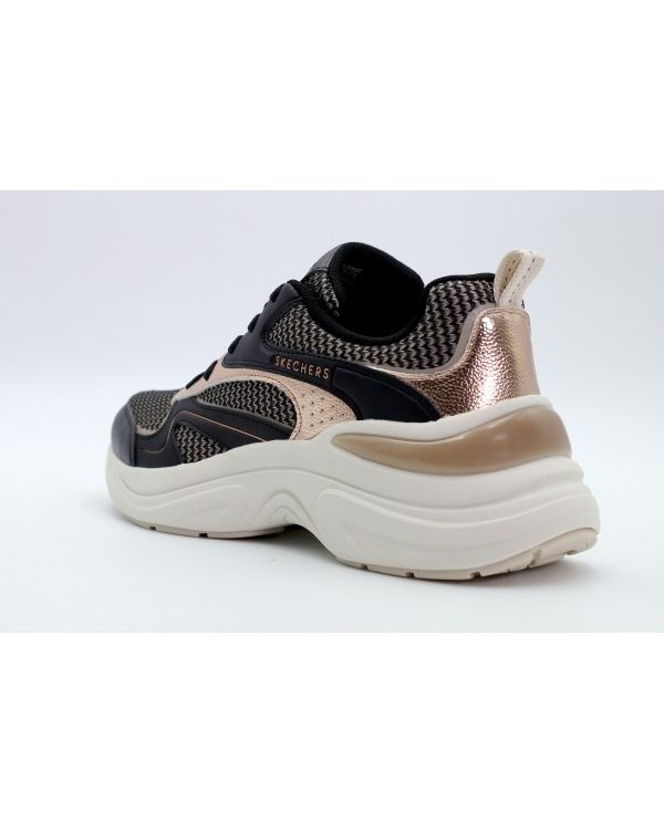 Skechers Metallic Soiree Sneakers (177566-BKGD)