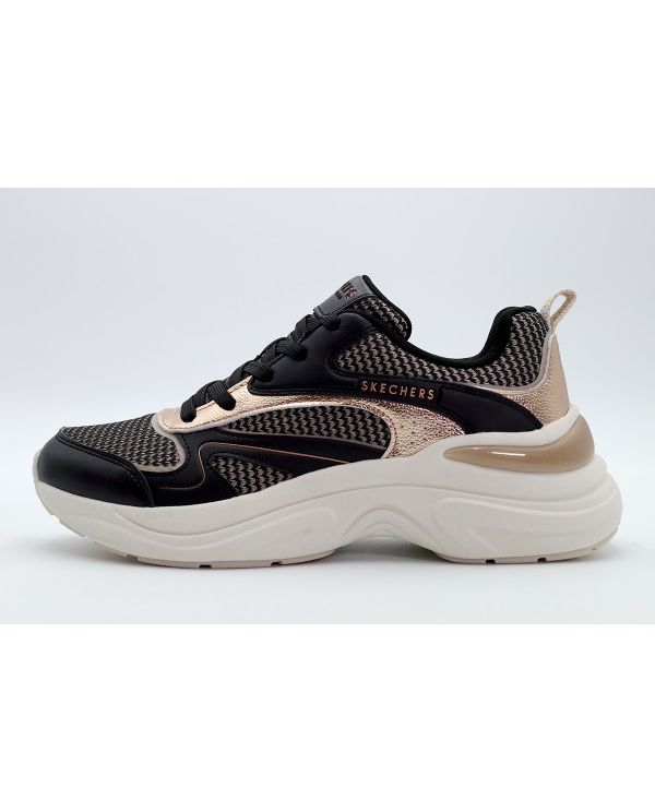 Skechers Metallic Soiree Sneakers (177566-BKGD)