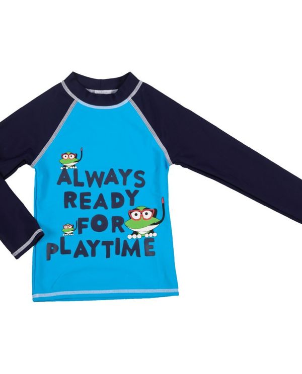 Arena Arena Water Tribe Kid B Uv L/S Παιδική Μπλούζα Αντιηλιακής Προστασίας