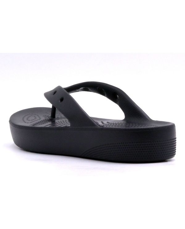 Crocs Classic Platform Σαγιονάρες (207714-001)
