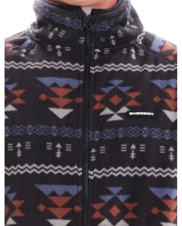 Emerson Ζακέτα Fleece Ανδρική (242.EM29.109 PR412 EBONY)