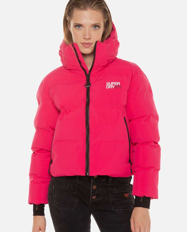 Αθλητικό Puffer Μπουφάν Hooded Boxy Puffer Jacket SUPERDRY