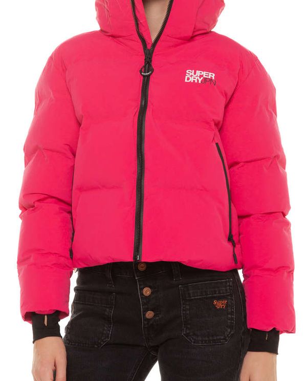 Αθλητικό Puffer Μπουφάν Hooded Boxy Puffer Jacket SUPERDRY