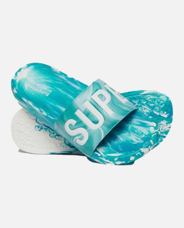 Παντόφλες Κολυμβητηρίου Marble Vegan SUPERDRY