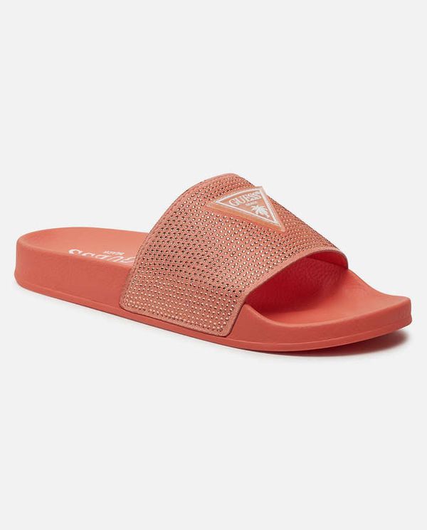 Παντόφλες Κολυμβητηρίου με Στρας GUESS