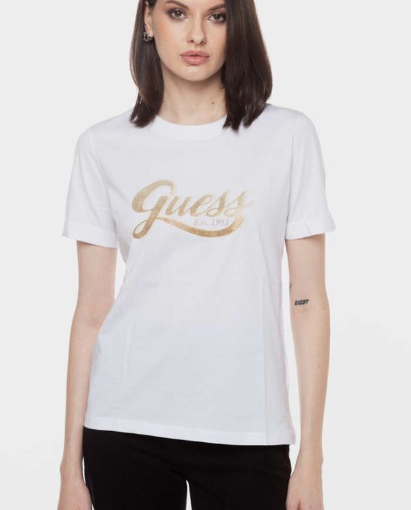 T-shirt Glittery logo GUESS