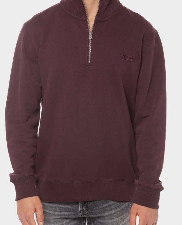 Μπλούζα Φούτερ Essential Logo Henley SUPERDRY