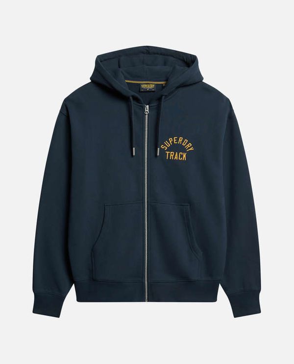 Ζακέτα Φούτερ Με Κουκούλα College Logo Boyfriend SUPERDRY