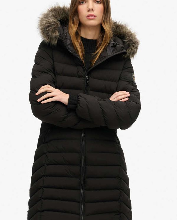 Μπουφάν Ovin Fuji Faux Fur SUPERDRY