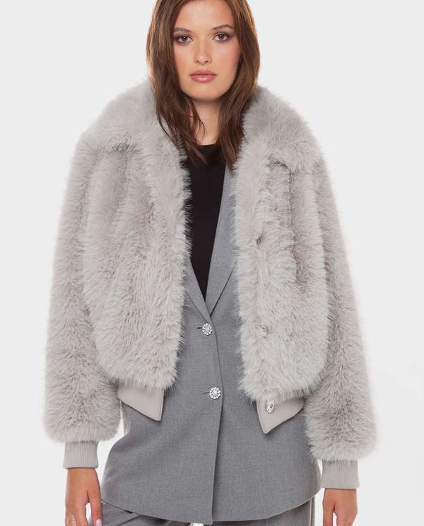 Faux Γούνινο Μπουφάν Soave GUESS