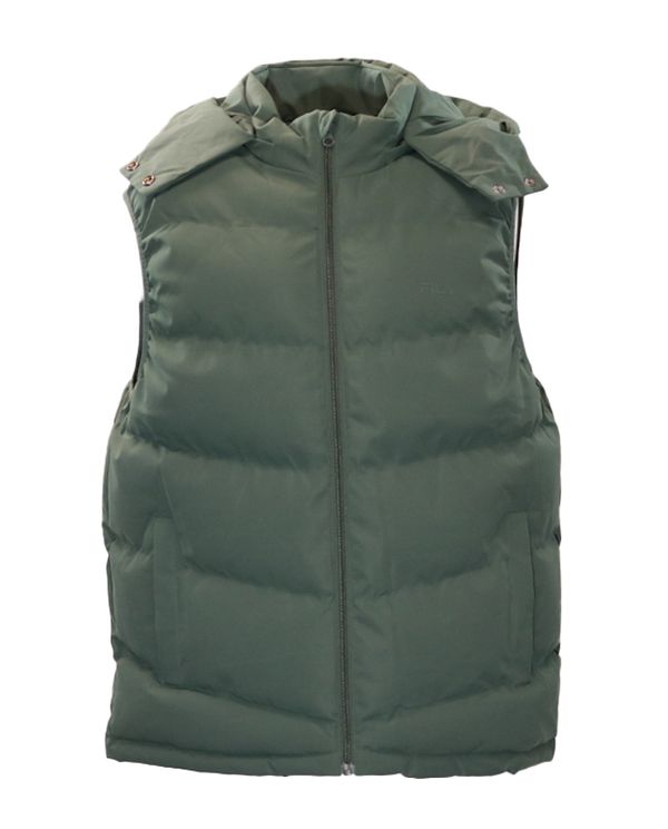 Fila Clay Μπουφάν Αμάνικο Ανδρικό (APERMF24002 DARK GREEN)