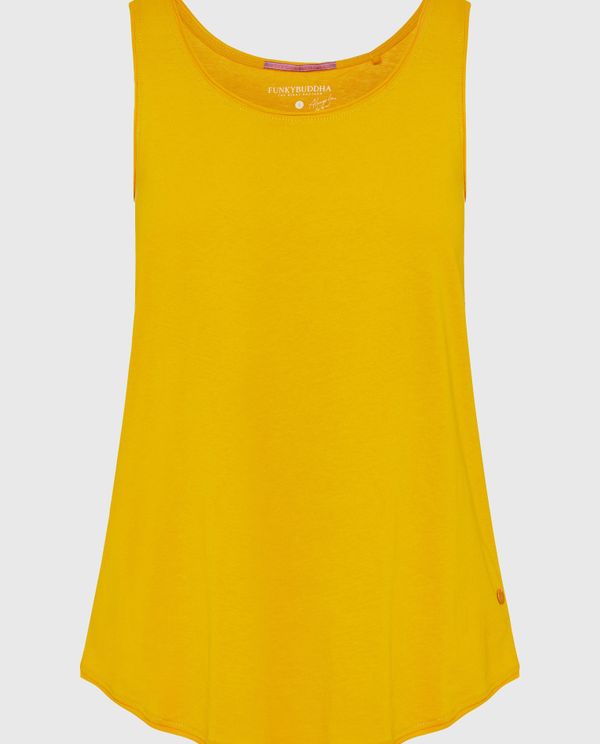 Tank top από οργανικό βαμβάκι με raw edges
