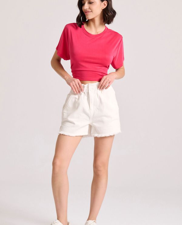 Baggy garment dyed τζιν σορτς με φθορές