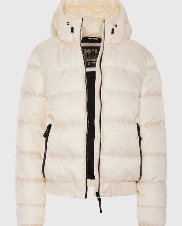 Καπιτονέ puffer μπουφάν με κουκούλα