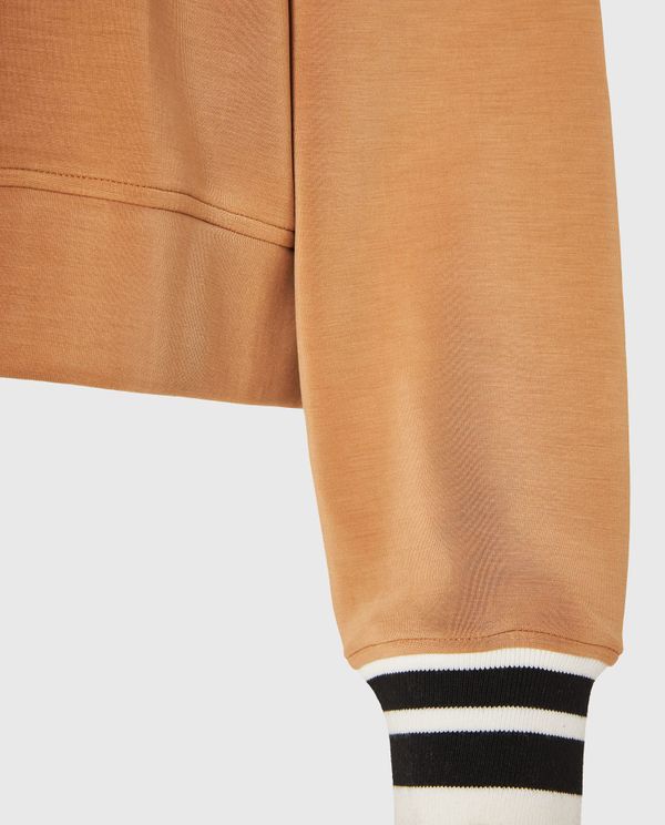 Γυναικείο half-zip φούτερ με ψηλή λαιμόκοψη