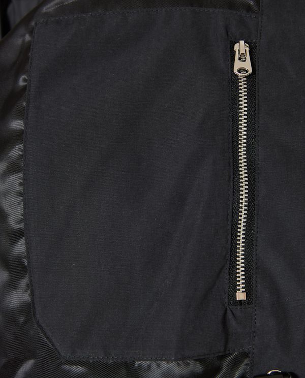 Loose fit μακρύ puffer μπουφάν με αποσπώμενη κουκούλα