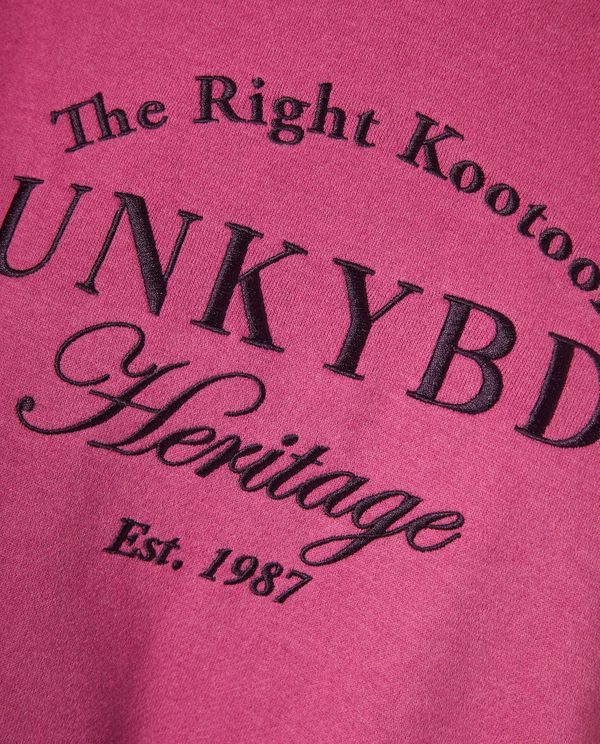 Relaxed fit φούτερ με Funky Buddha κέντημα