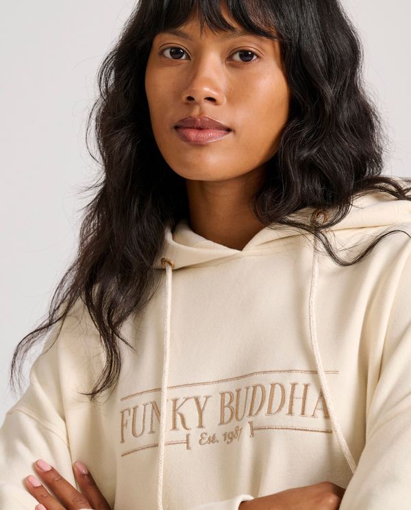 Oversized φούτερ με branded κέντημα στο στήθος
