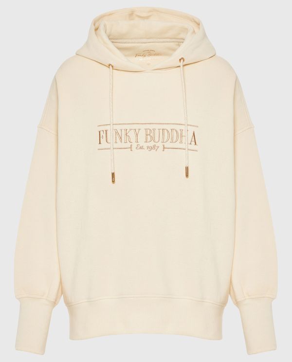 Oversized φούτερ με branded κέντημα στο στήθος