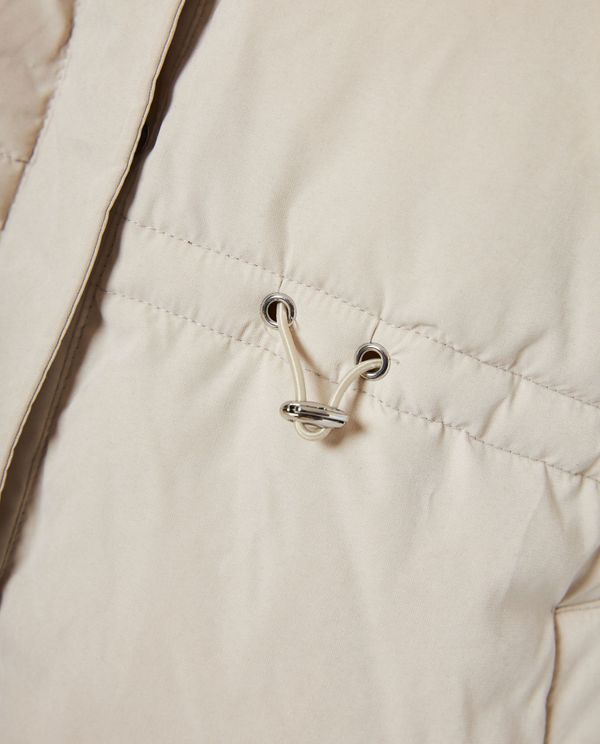Loose fit αμάνικο puffer μακρύ μπουφάν