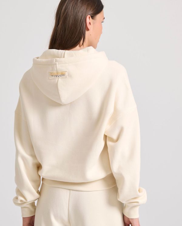Relaxed fit φούτερ με κέντημα στο στήθος