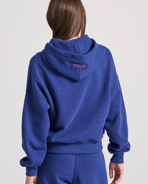 Relaxed fit φούτερ με κέντημα στο στήθος