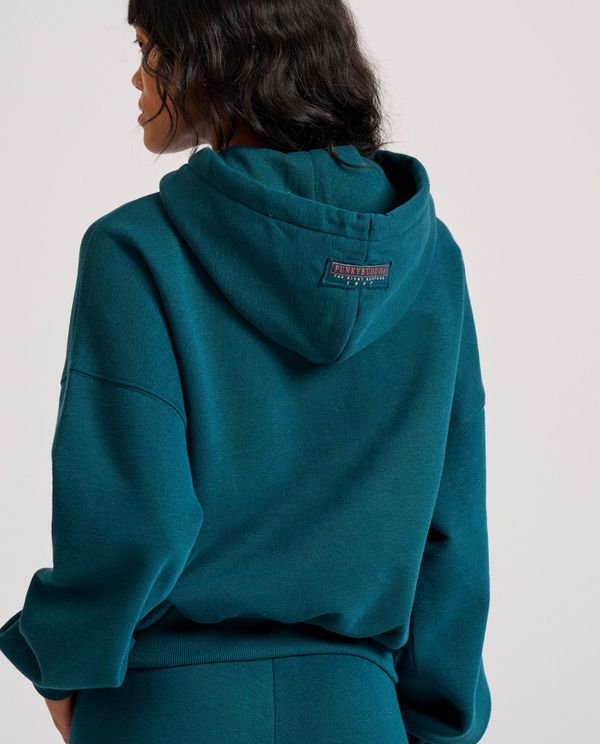 Relaxed fit φούτερ με κέντημα στο στήθος