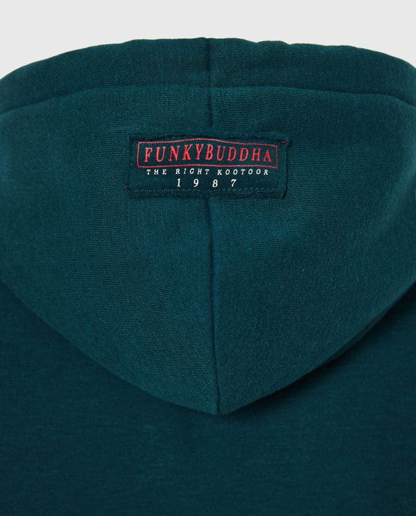 Relaxed fit φούτερ με κέντημα στο στήθος