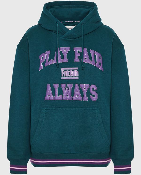 Relaxed fit φούτερ με embossed τύπωμα
