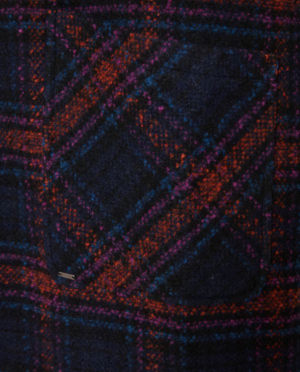Γυναικείο wool blend καρό παλτό