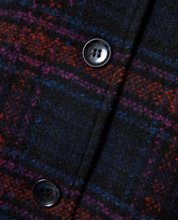 Γυναικείο wool blend καρό παλτό