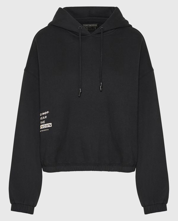 Relaxed fit φούτερ με τύπωμα στη πλάτη