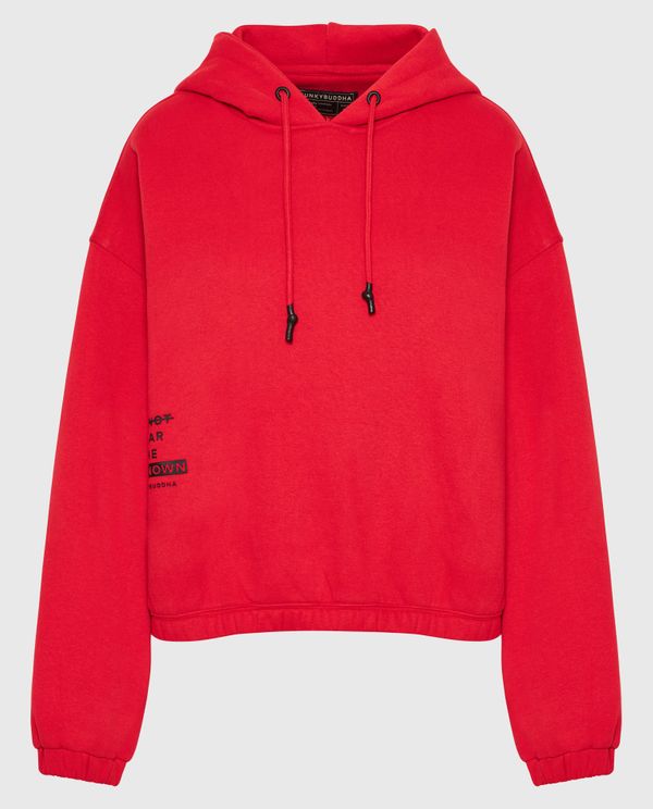 Relaxed fit φούτερ με τύπωμα στη πλάτη