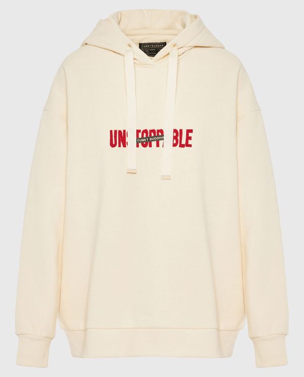 Oversized φούτερ με graphic τύπωμα στην πλάτη