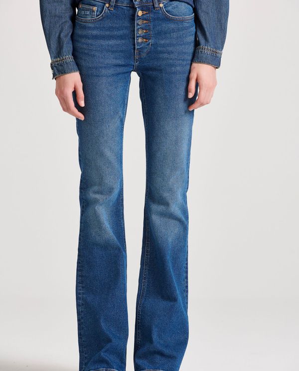 Flare fit τζιν παντελόνι