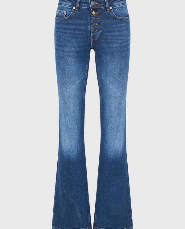 Flare fit τζιν παντελόνι