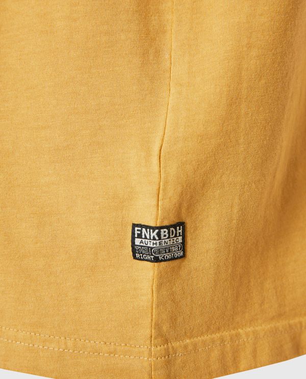 Garment dyed αμάνικη μπλούζα με logo