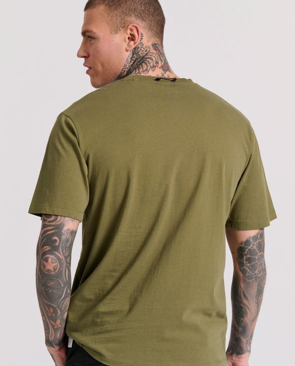 Relaxed fit t-shirt με τσέπη στο στήθος
