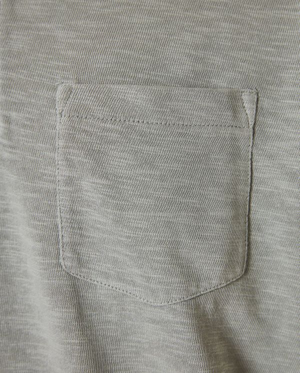 Garment dyed polo μπλούζα από φλάμα
