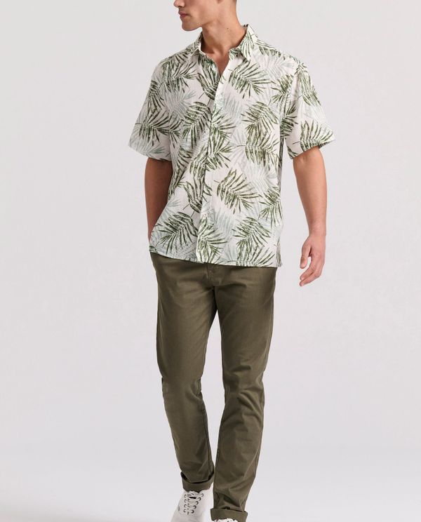 Relaxed fit εμπριμέ πουκάμισο