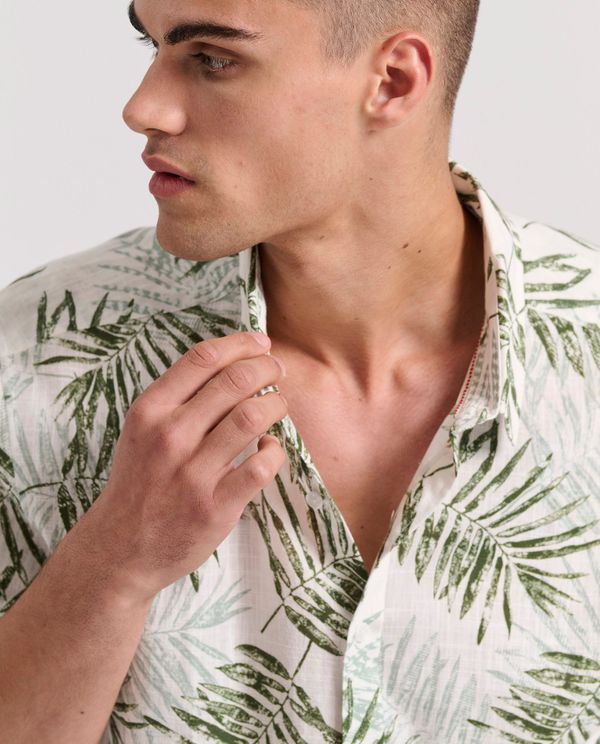 Relaxed fit εμπριμέ πουκάμισο