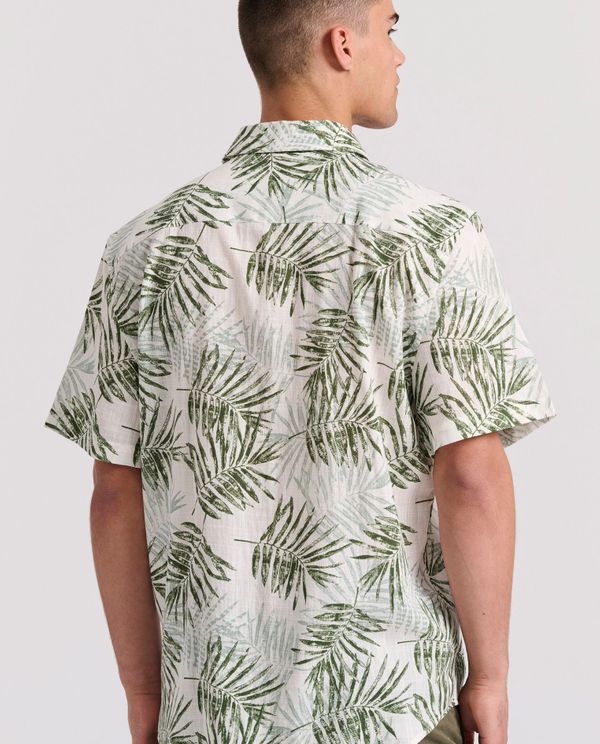 Relaxed fit εμπριμέ πουκάμισο