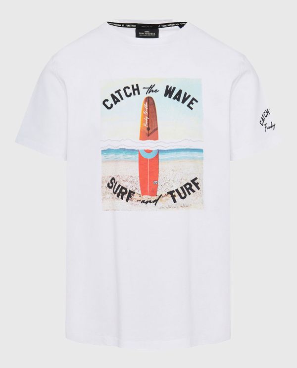 T-shirt με vintage surf photographic τύπωμα
