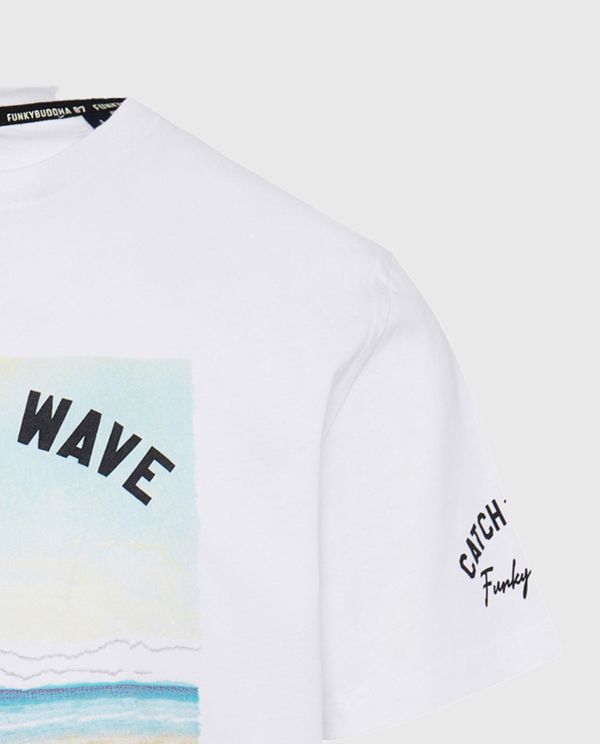 T-shirt με vintage surf photographic τύπωμα