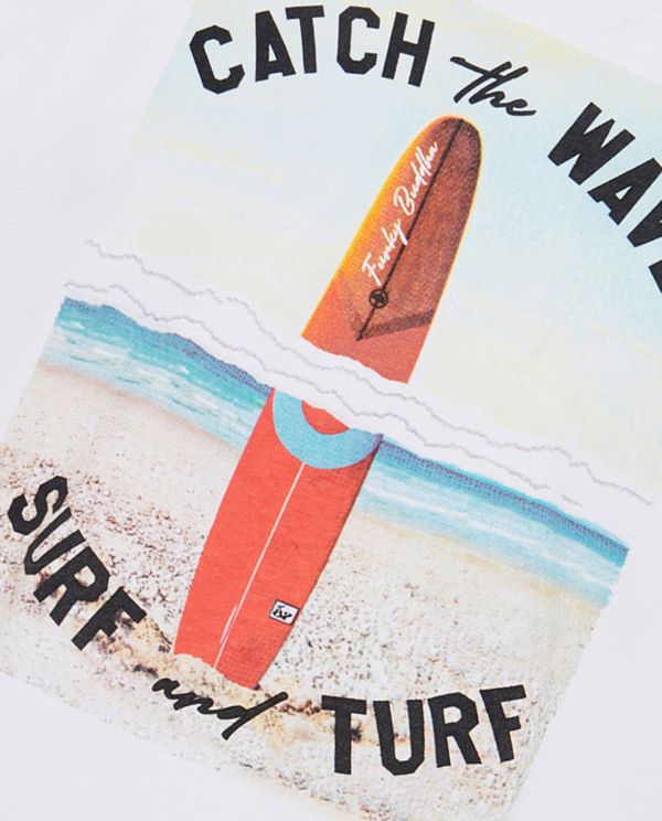 T-shirt με vintage surf photographic τύπωμα