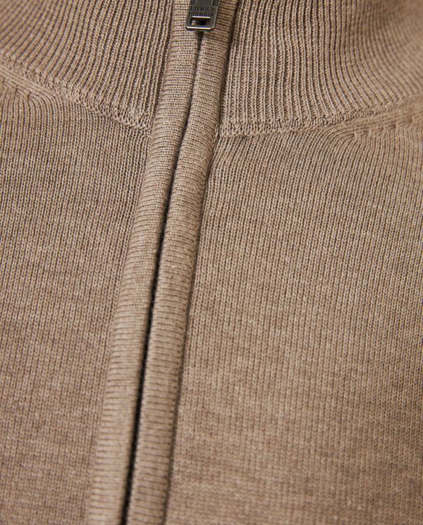 Ανδρικό half-zip πλεκτό πουλόβερ