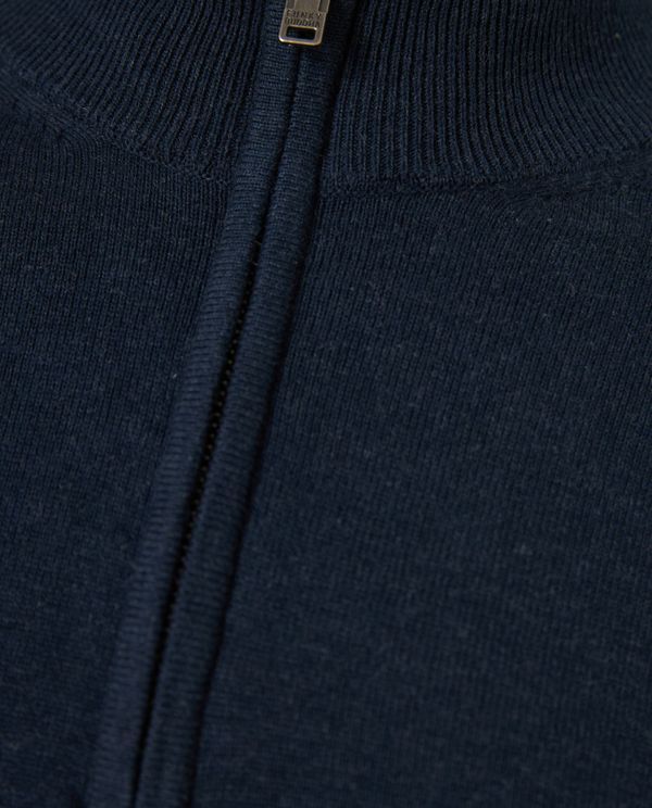Ανδρικό half-zip πλεκτό πουλόβερ