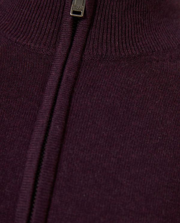 Ανδρικό half-zip πλεκτό πουλόβερ