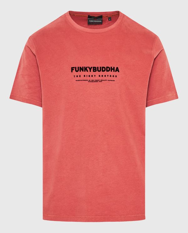 T-shirt με flock artwork τύπωμα